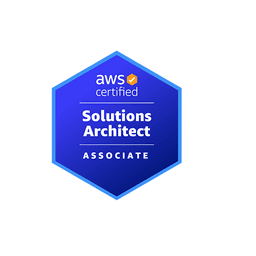 Selo oficial da certificação AWS Certified Solutions Architect – Associate